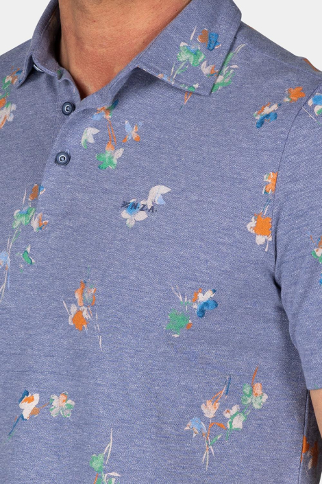 NZA blauwe heren polo