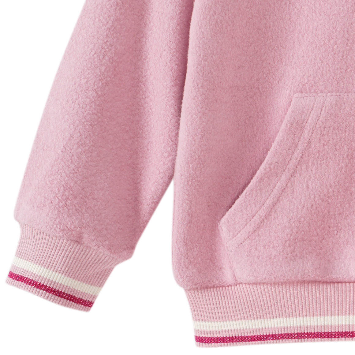 Topolino Mädchen Sweatshirt mit Kängurutasche rosa
