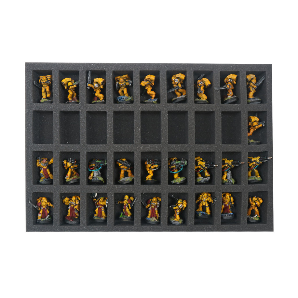 Rangement Safe & Sound - Boîte pour 36 Figurines (Socles 32mm)