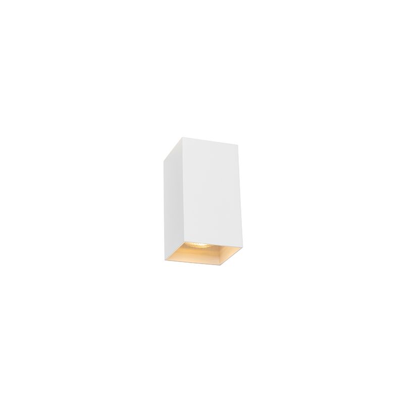 Design vierkante wandlamp wit - Sabbir