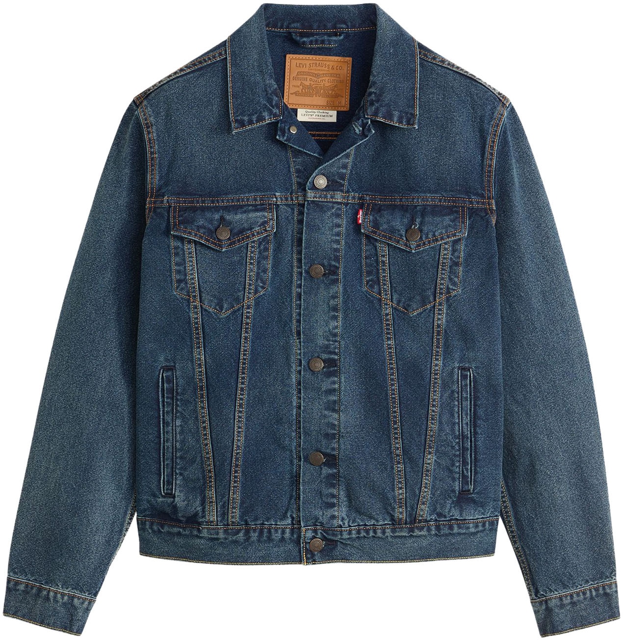 Levi's® Jeansjacke »VINTAGE FIT TRUCKER JKT« ohne Kapuze mit Knopfleiste