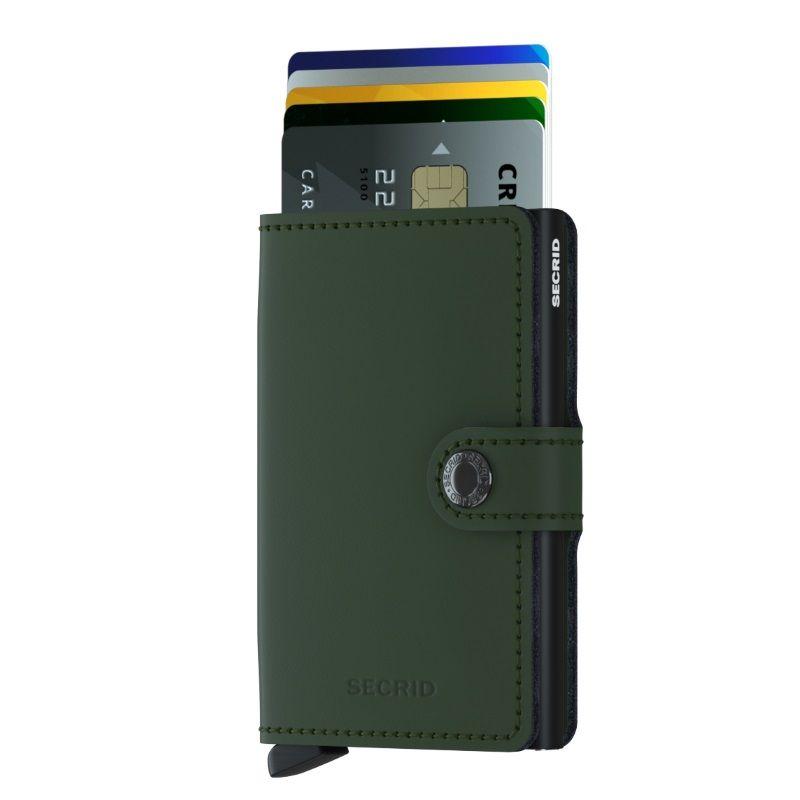 Secrid Mini Wallet Matte Green Black
