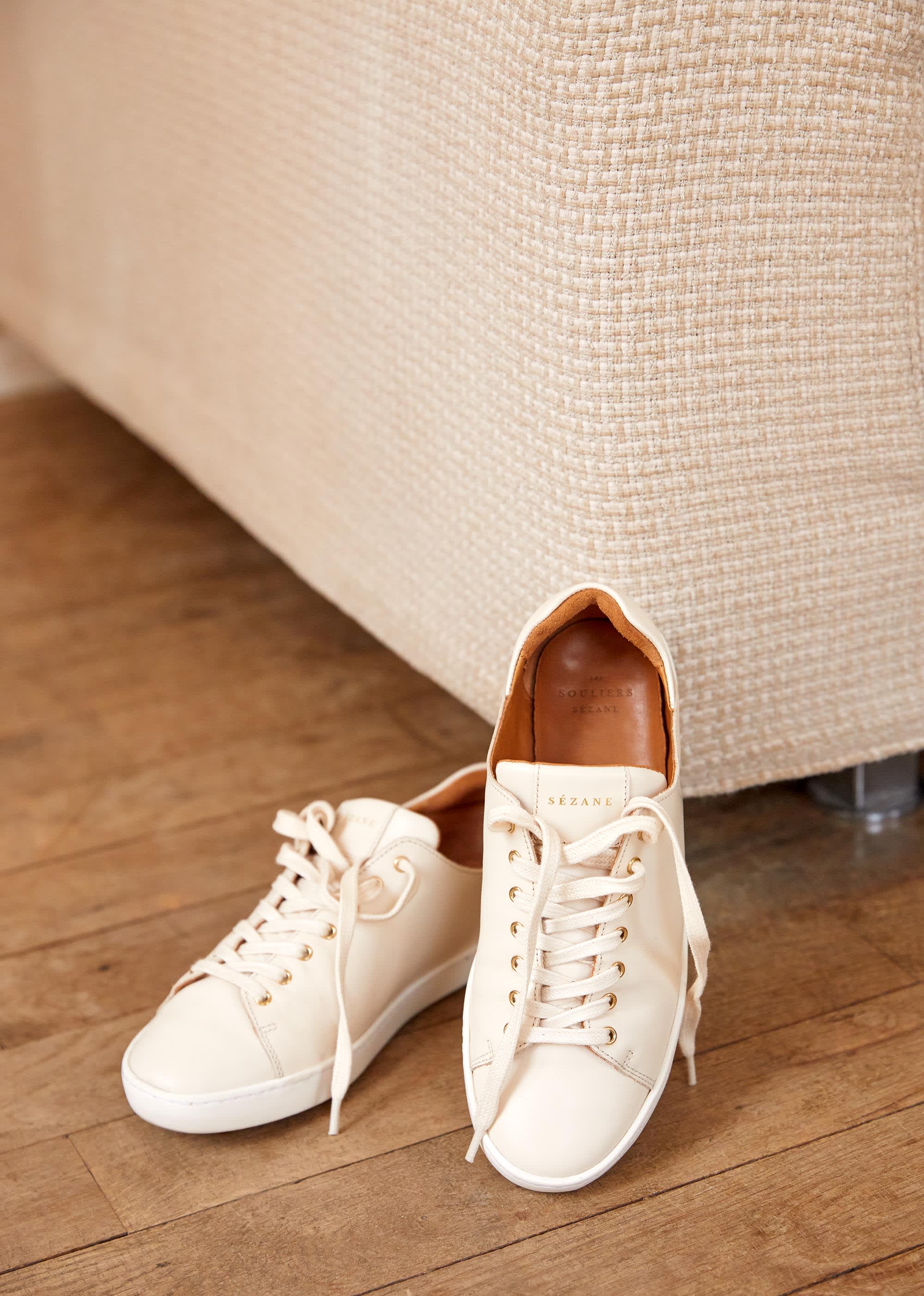 Baskets Jack - Ecru Lisse - SOULIERS/SOULIERS Mocassins 5906280