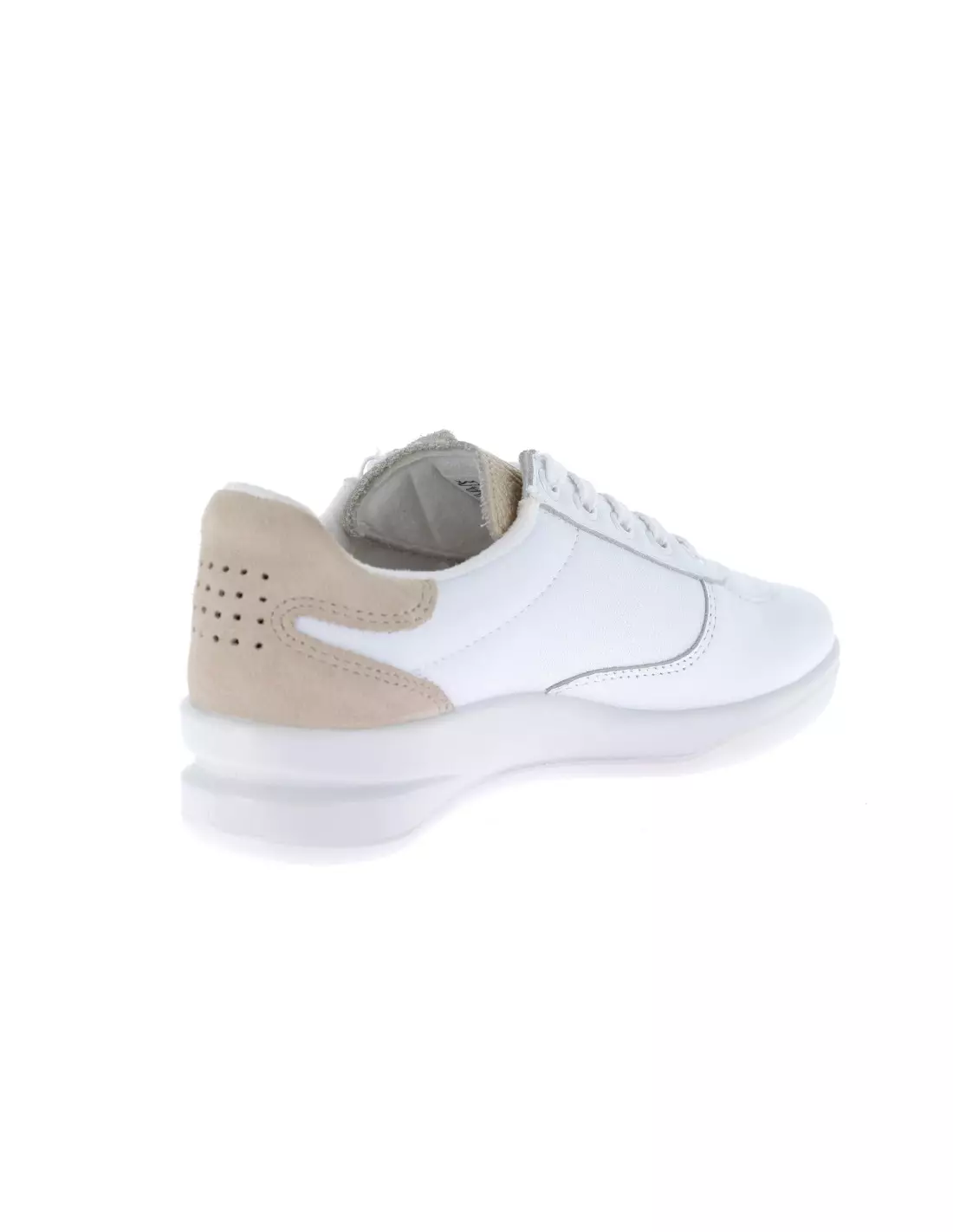 TBS BRAZIP - Baskets BLANC+BEIGE