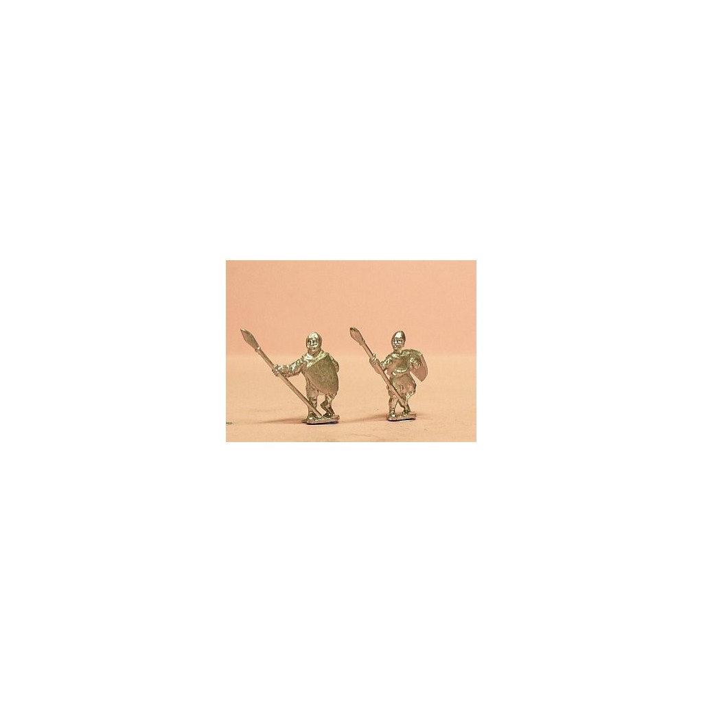 Medium Spearmen with Quilted Coat & Large Shield