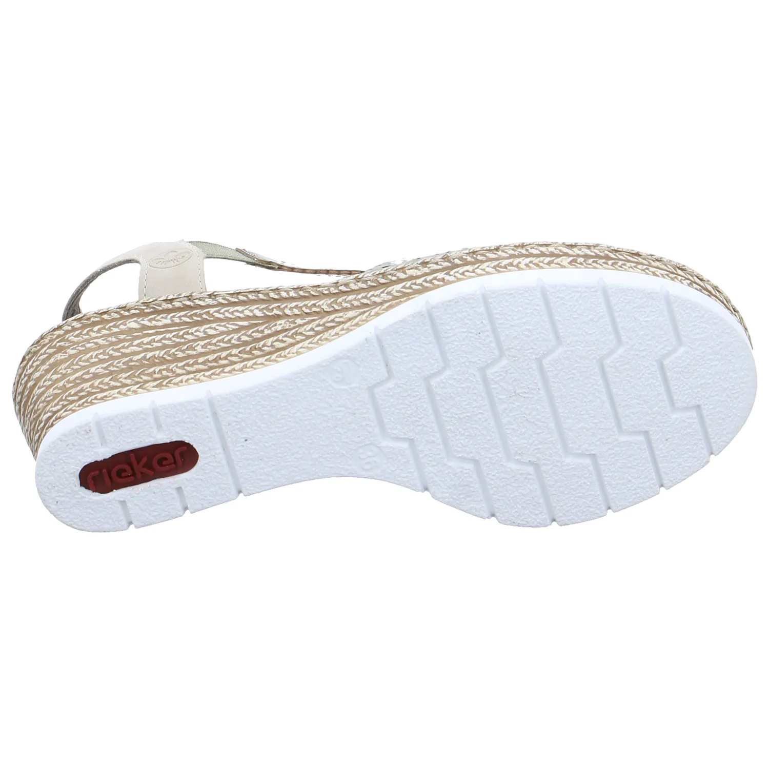 RIEKER Sandalette Khaki Lederimitat