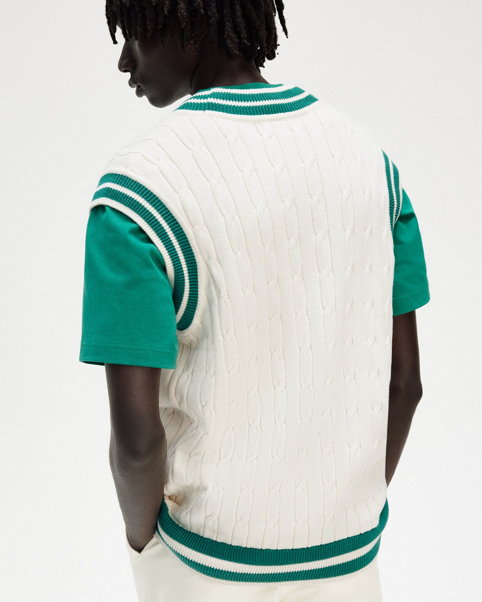 Fred Perry<br>Cable Knit Tennis Tank