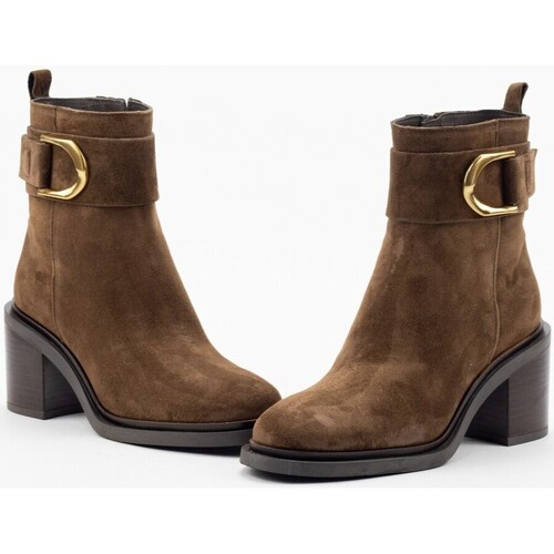 Alpe - BotinesEvolet cuero Beige