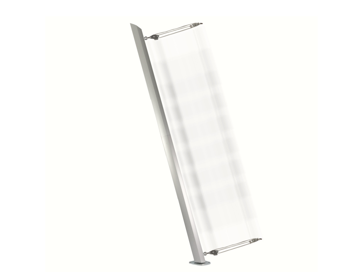 Maanta Alu Simple 75° basisplaat schaduwdoek paal
