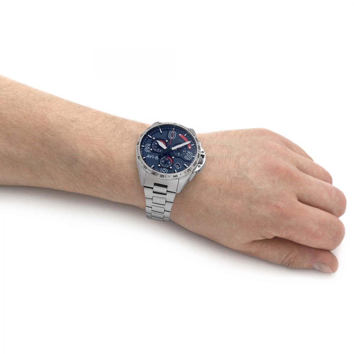 AVI-8 Mens AVI 8 P 51 Chronograph Watch