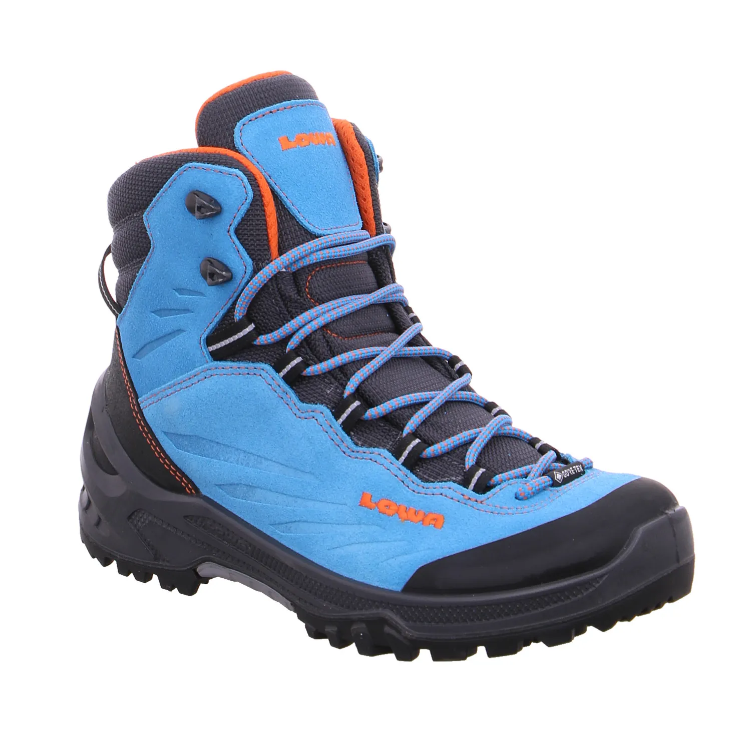 LOWA Kinder-Wanderschuhe Türkis Textil