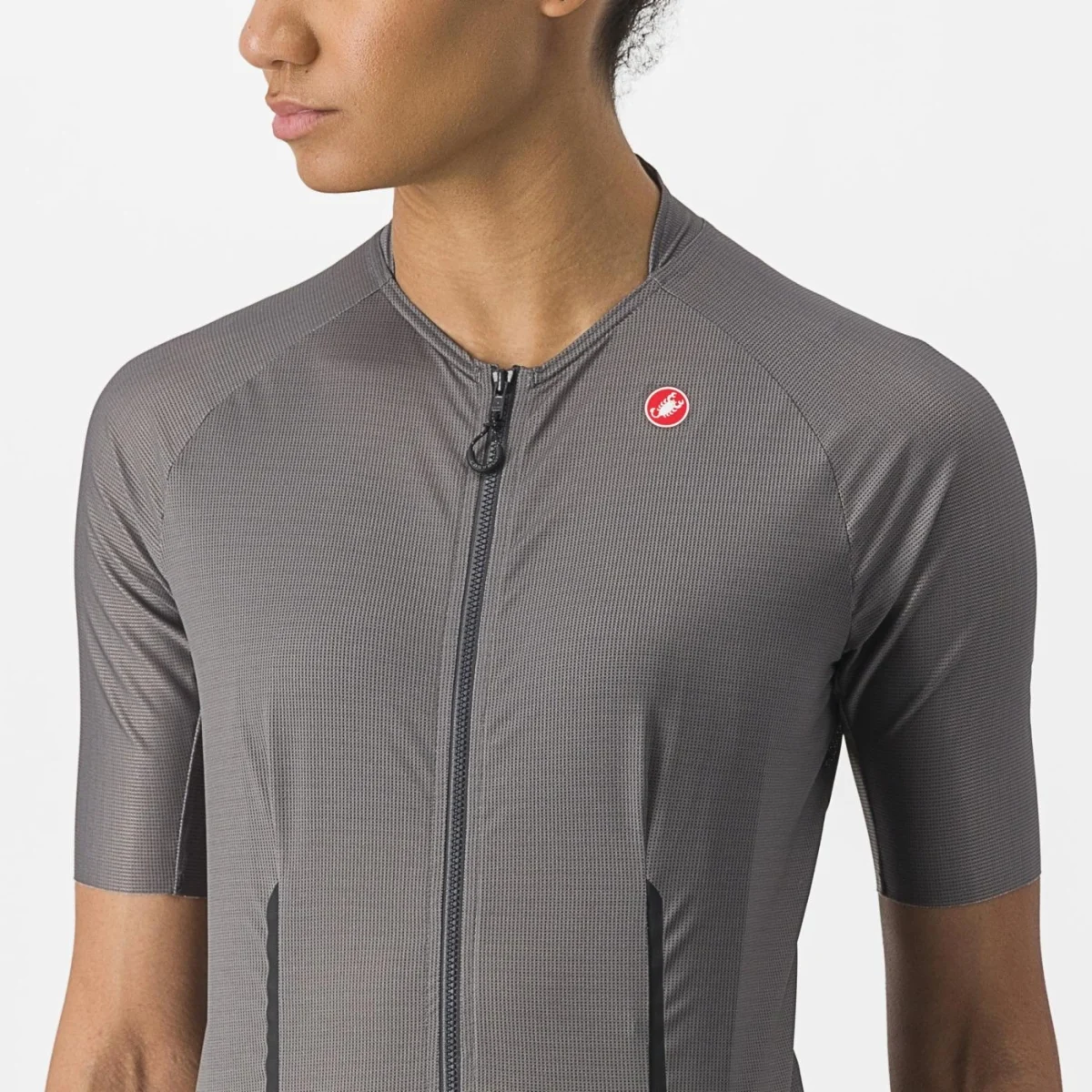 Castelli Endurance kortærmet cykeltrøje Gunmetal Gray