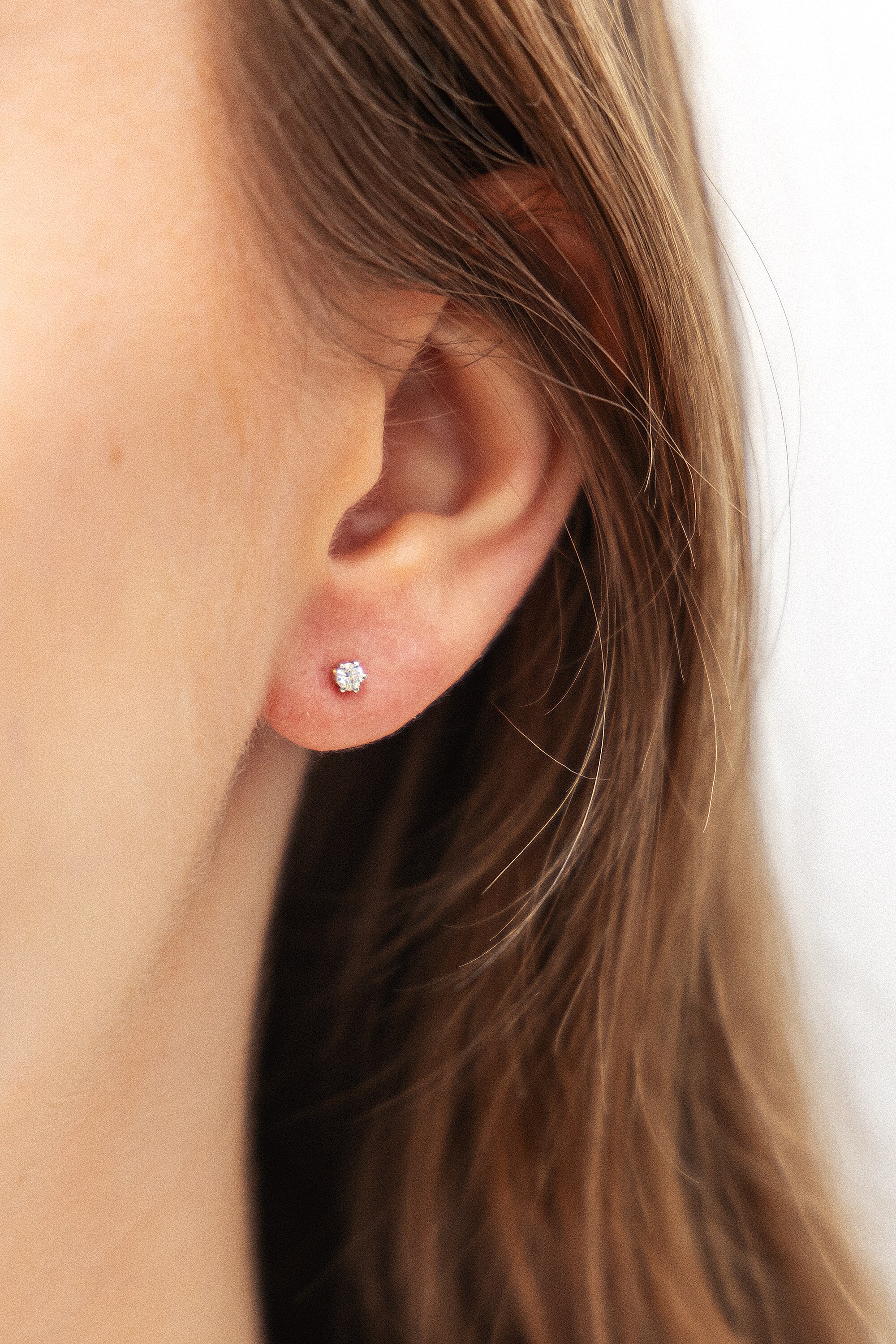 Diam Addict Ohrringe 585 Gelbgold mit im Labor gezüchteten Diamant