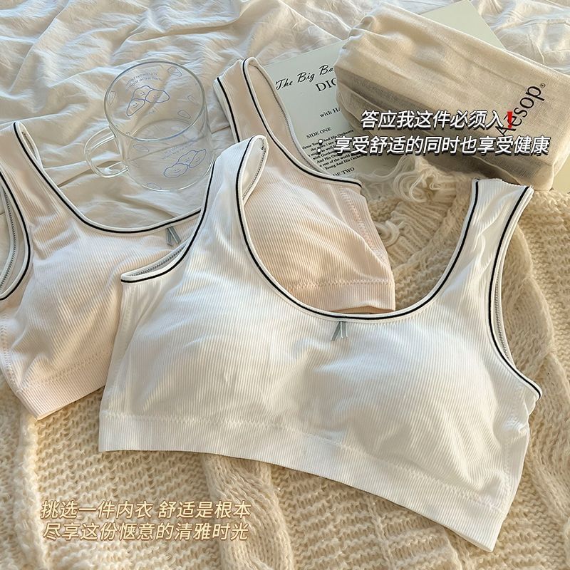 Dshe - Sportbeha-top met contrasterende afwerking