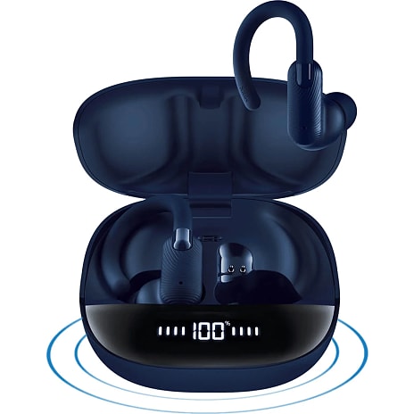 MIXX Sports Charge 2 in-ear høretelefoner - mørkeblå