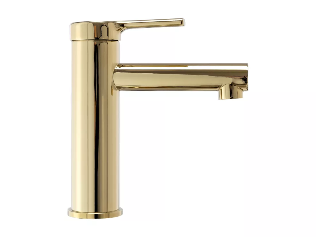 Robinet De Lavabo Rea Js-650101G Pixel Low Gold