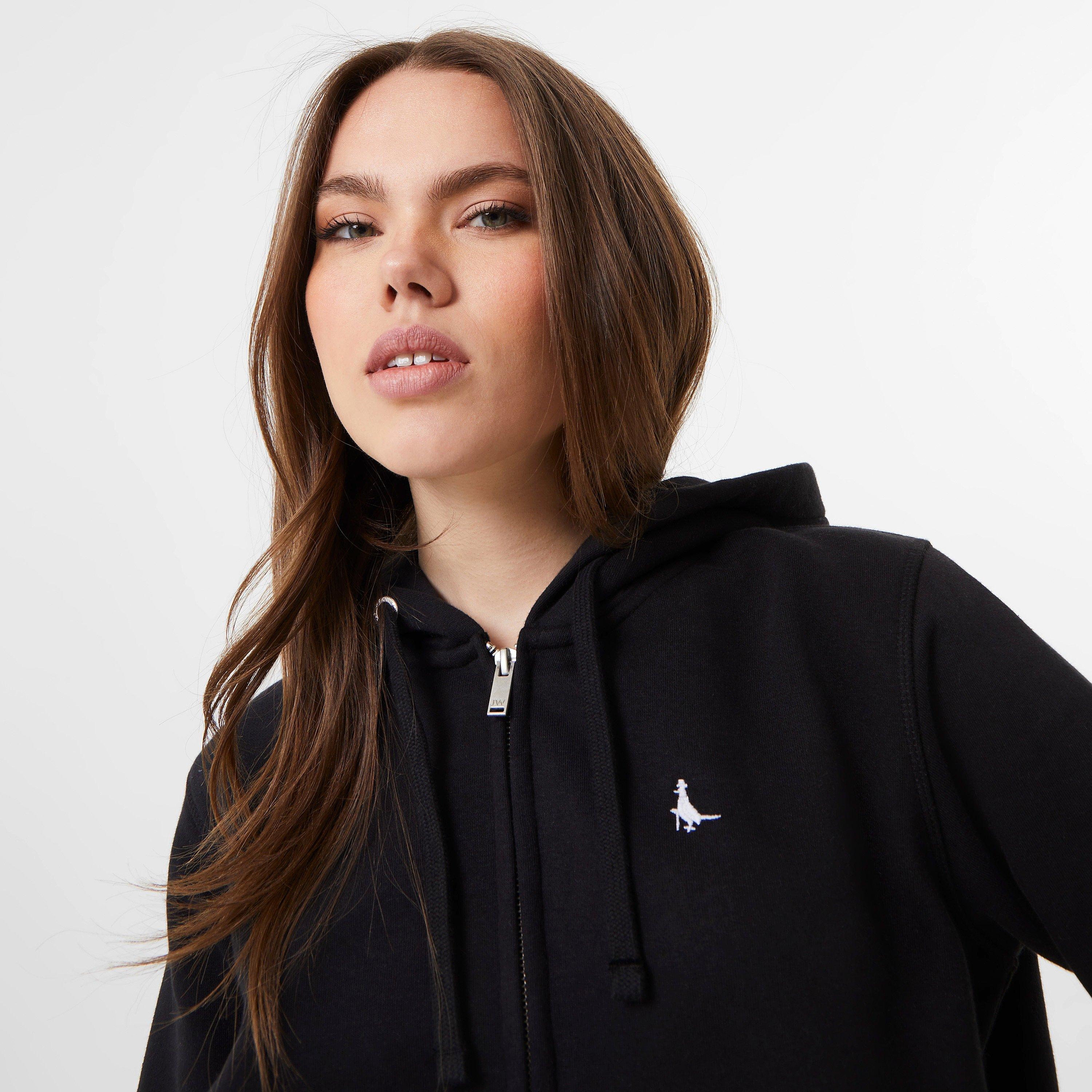 Jack Wills Astbury Pheasant Logo Zip Hoodie