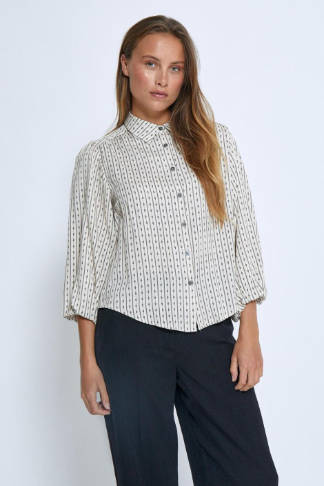 Peppercorn beige dames blouse