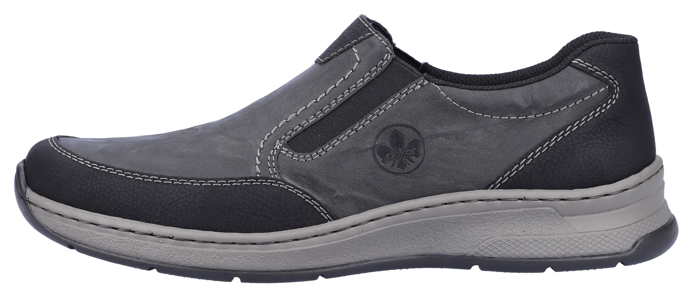 Rieker Slipper  , Schlupfschuh, Halbschuh mit Stretcheinsätze