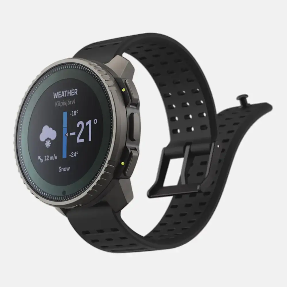Suunto Vertical Titanium Solar GPS Sporthorloge Zwart