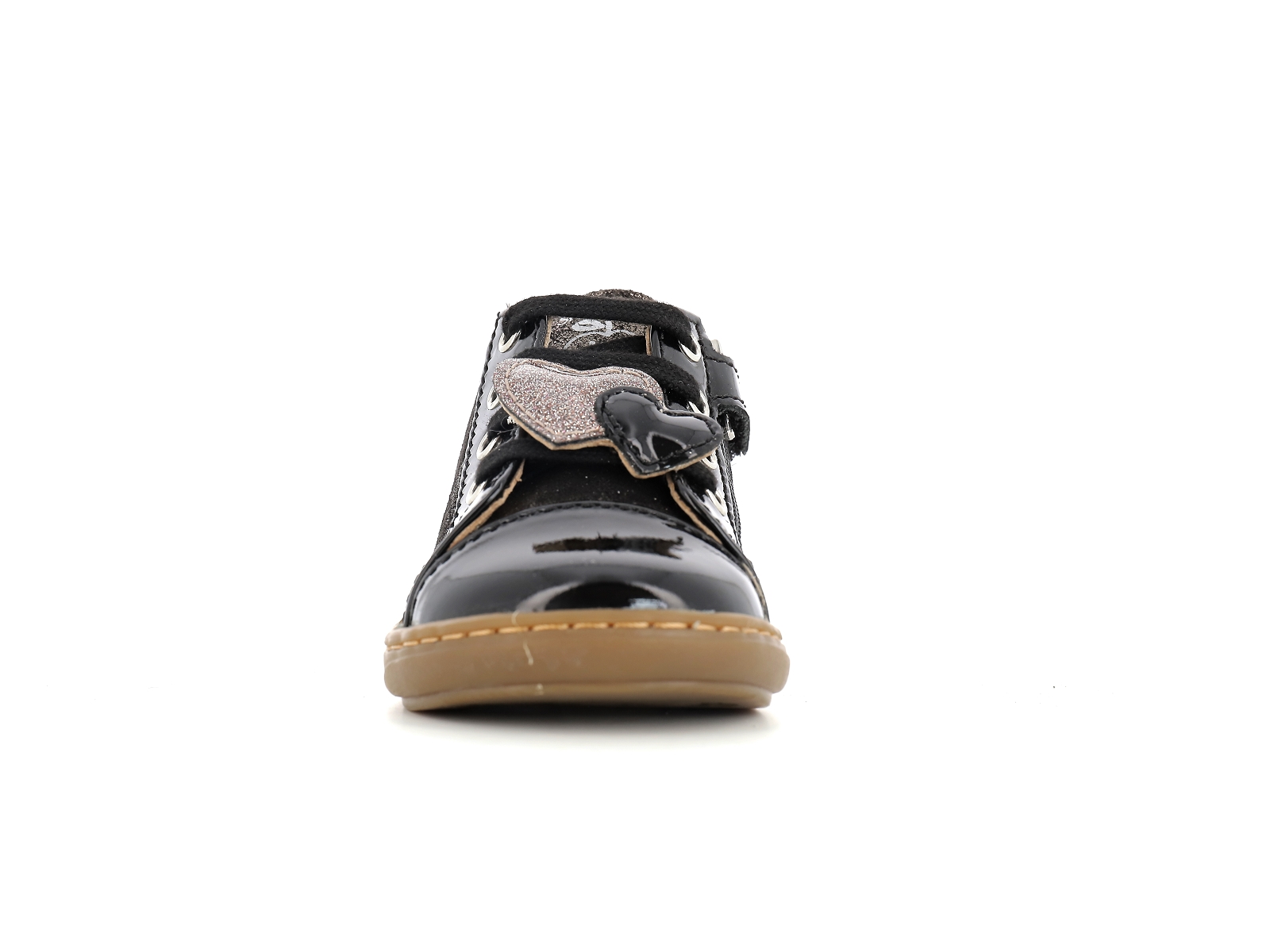 Shoopom-BOUBA HEART Nubuck Noir Leopard