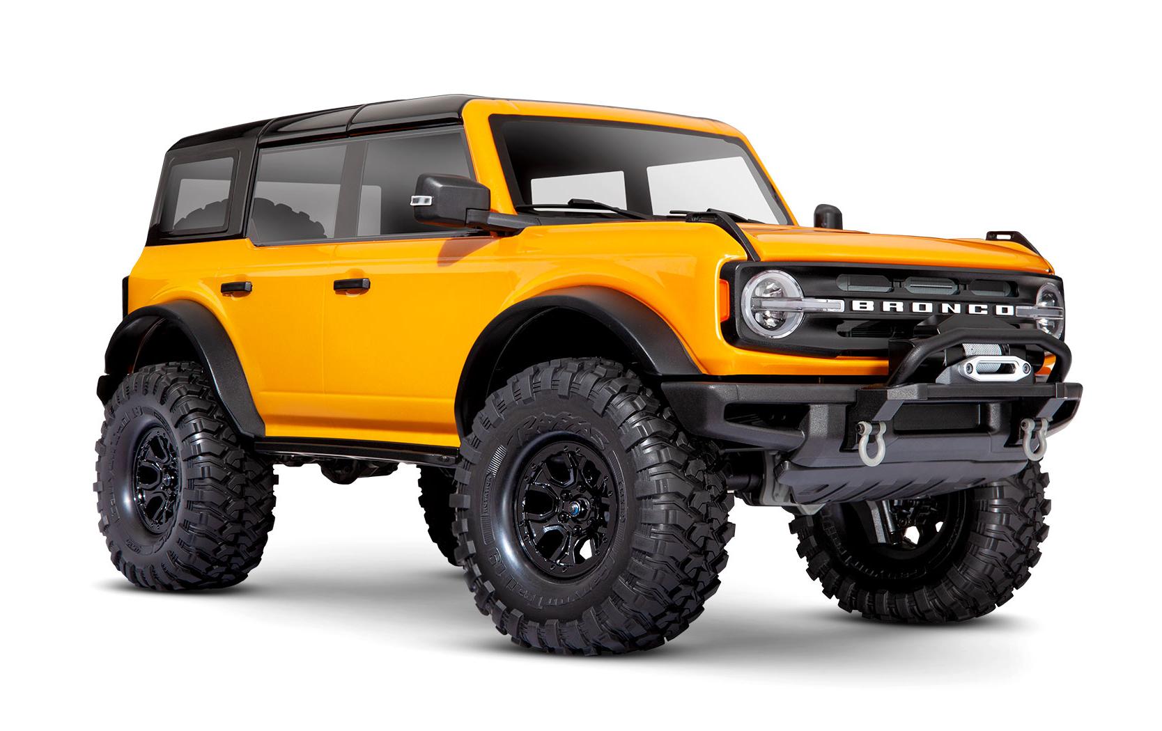Scale Crawler TRX-4 Ford Bronco 2021, Orange ARTR, 1:10<br>TRX-4 Rockcrawler mit 2-Gang Getriebe, Differentialsperre und offizieller 2021 Ford Bronco Karosserie