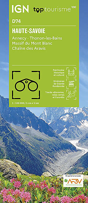IGN - HAUTE-SAVOIE D74 TOP TOURISME 100 IGN