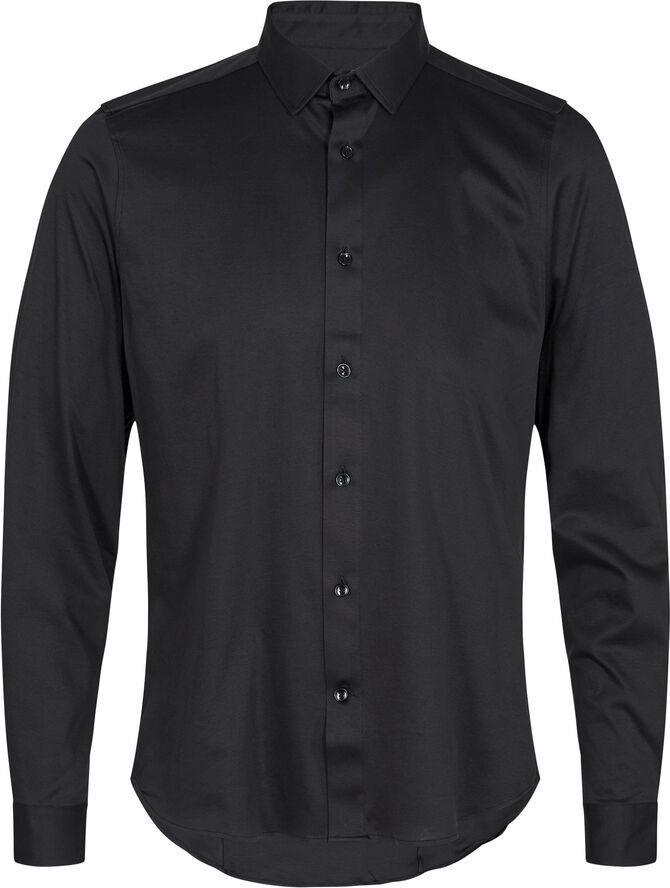 Mos Mosh Gallery Marco Crunch Jersey Shirt Black