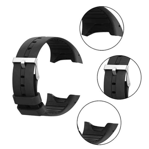 Klokke armbånd Sort S Polar M400/M430