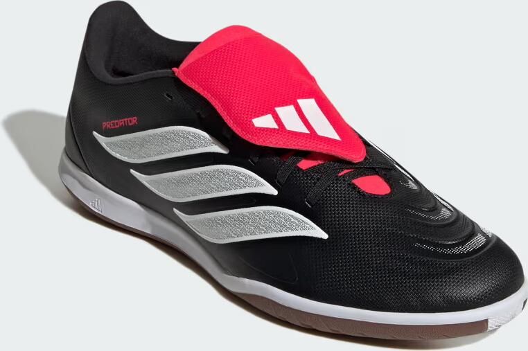 Adidas Perfor ce Predator Club Sala Fold-Over Tongue Indoor Voetbalschoenen Unisex Zwart