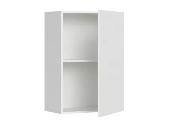 Lit escamotable horizontal blanc Bounto 85x185 avec rangement composition A-