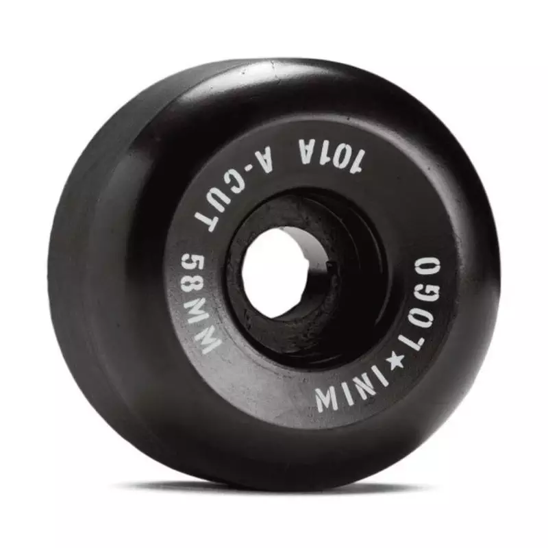 Roues skate MINI LOGO (x4) A-Cut II Noir 101A 58mm