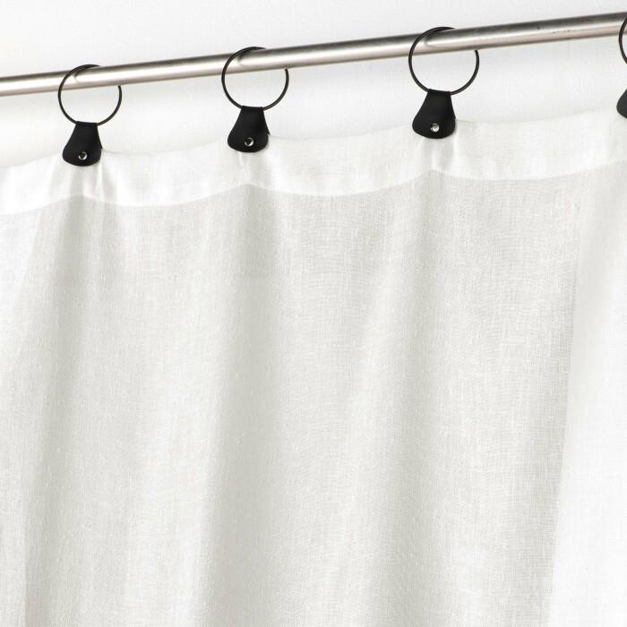 PANNEAU A ANNEAUX 140X240CM TISSE LINKA BLANC