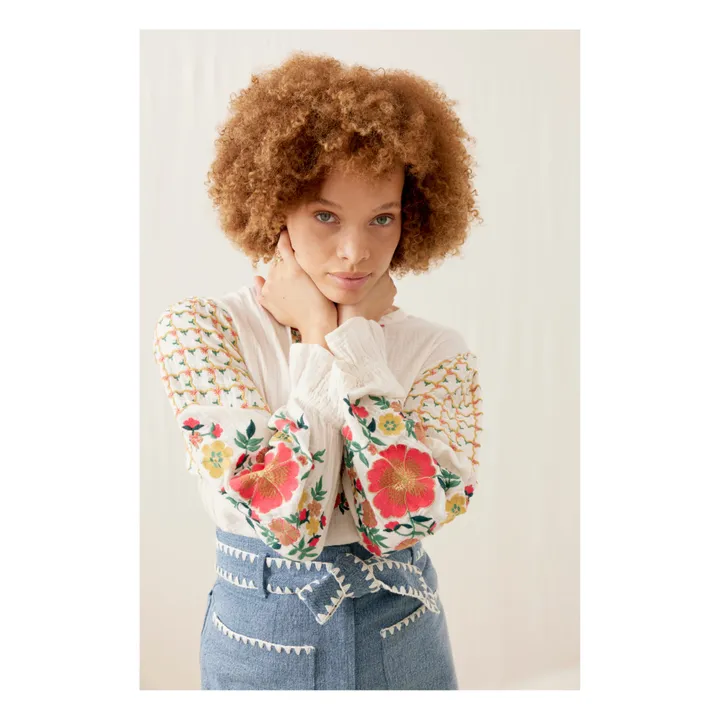 Louise Misha Blouse Marielle Coton Bio - Collection Femme | Ecru