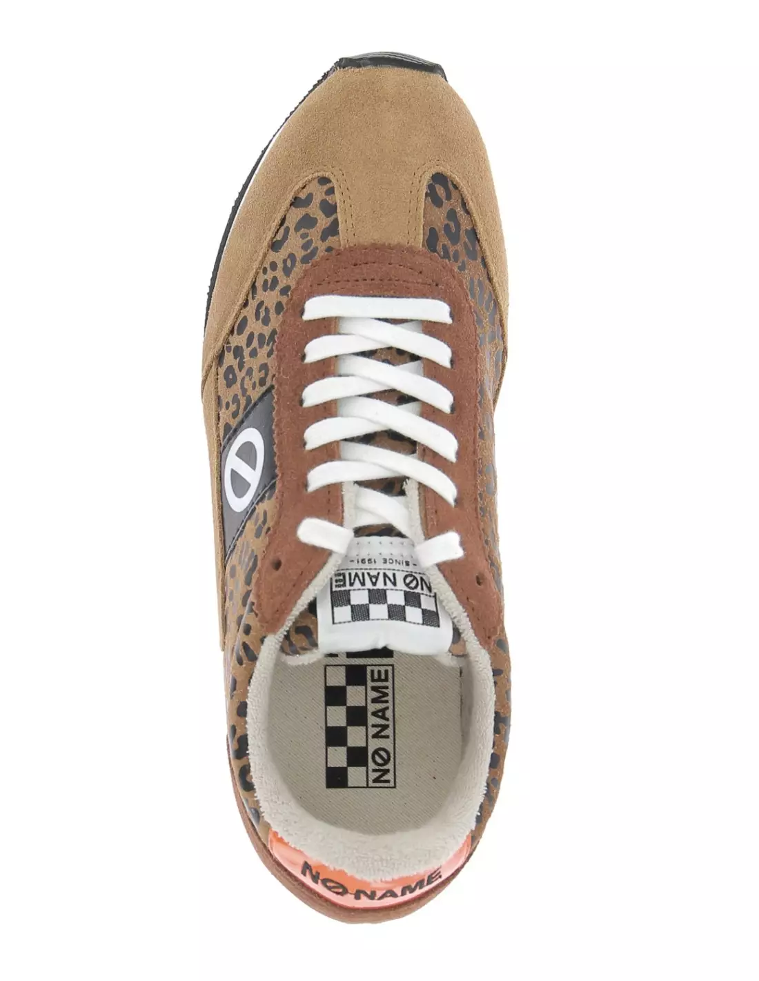 NO NAME FLEX M JOGGER - Baskets SUEDELEOTANBROWN