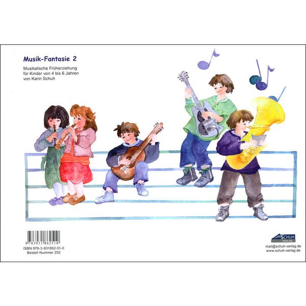 Schuh Verlag Musik-Fantasie 2 Schüler