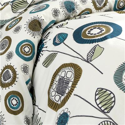 Linge de lit à fleurs - BECQUET CRÉATION