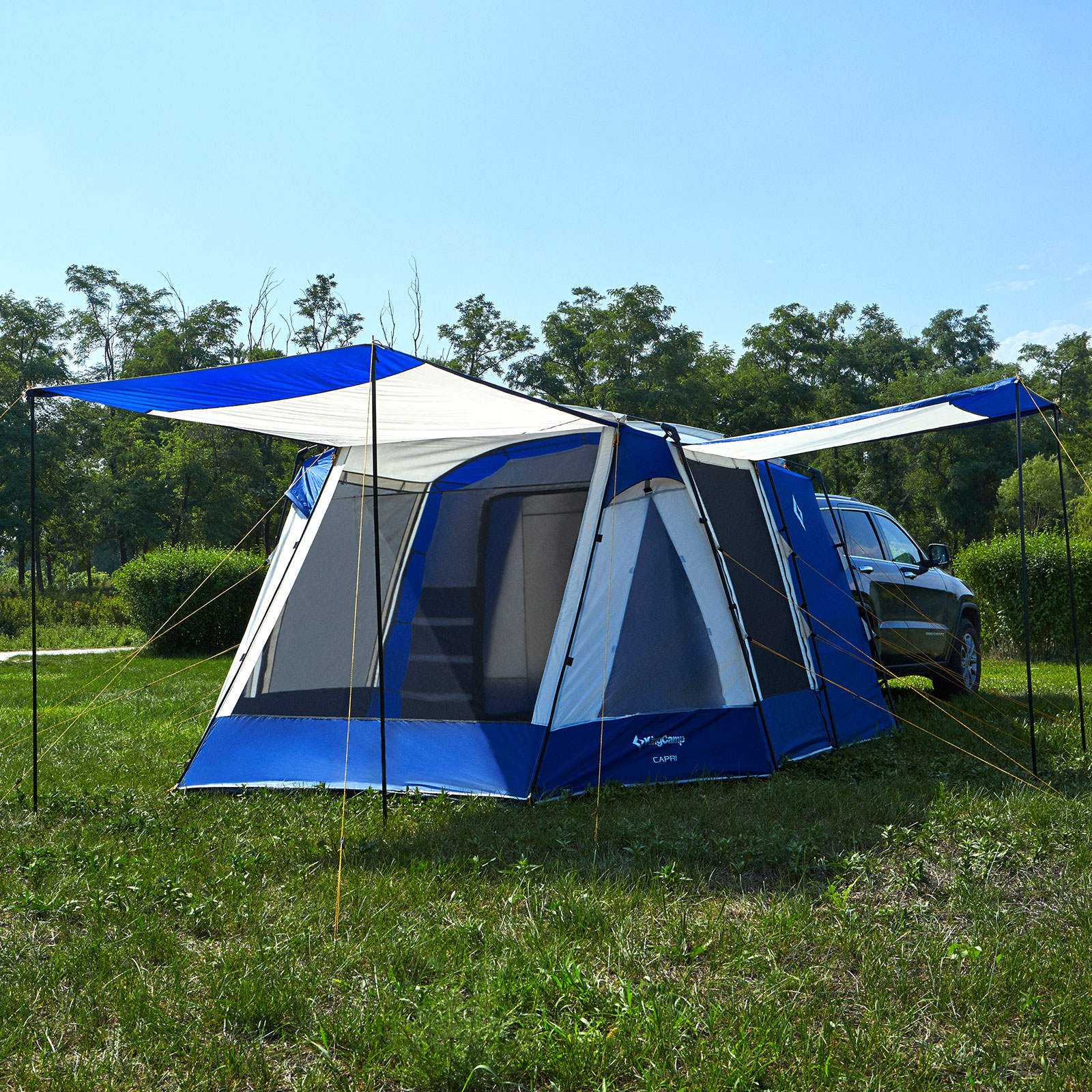 KINGCAMP Buszelt Capri Heckzelt VW Bus Vor Zelt SUV Van Camping Vorraum 3000 mm