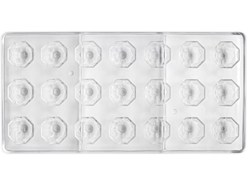 Städter Pralinenform Diamant 13.5 x 27.5 cm Giessform für Pralinen