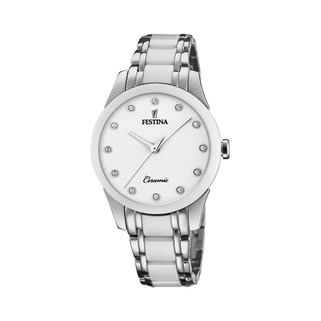Montre Ceramic Blanc