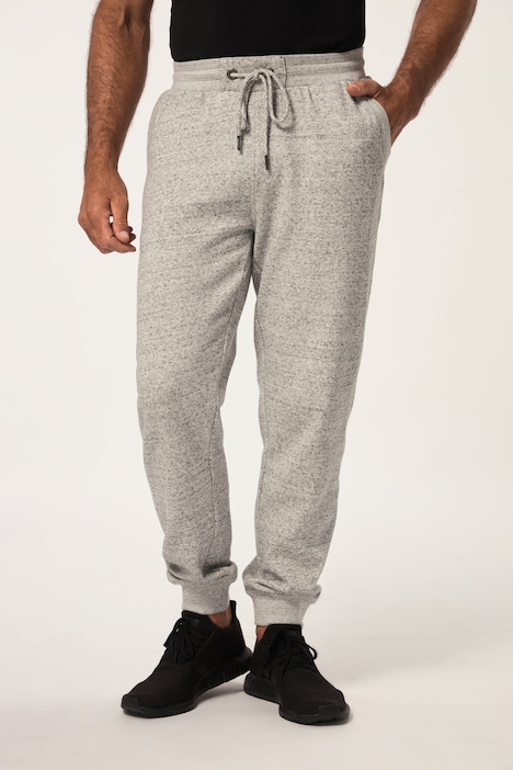 Sweathose, Homewear, Melangesweat, Elastikbund, Gesäßtasche
