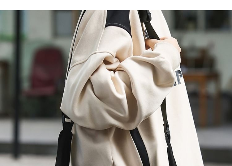 Wavecho - Effen canvas crossbodytas