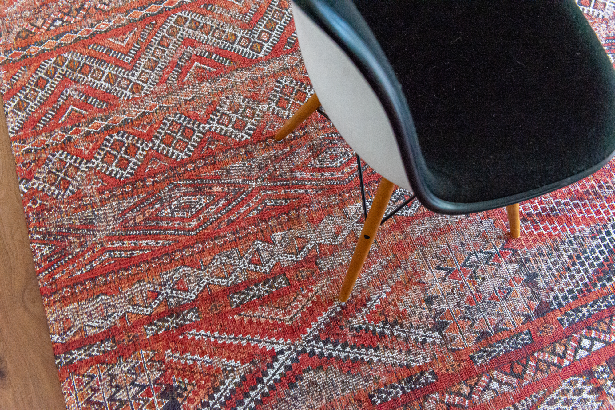 Ecorugs vloerkleed Kilim rood 200x280 cm