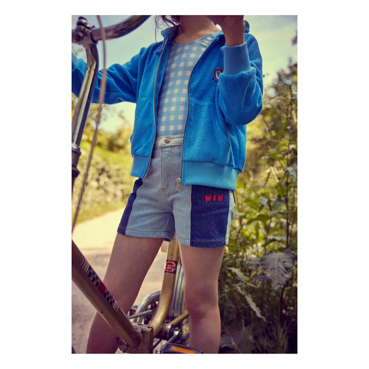 Wander & Wonder Short en Jean Coton Bio | Bleu