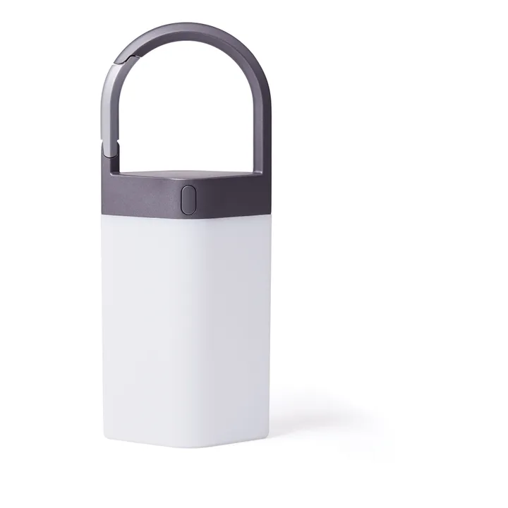Lexon Lampe portable LED d'extérieur Horizon Hanging | Gris métal