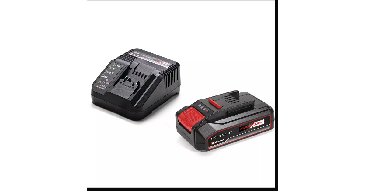 EINHELLGE-PS 18/15 Li Bag Kit Accu Mini Kettingzaag snoeizaag  (Zwart/rood, 1x 2.5 Ah Power X-Change accu en oplader inbegrepen)