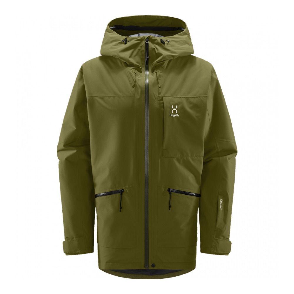 Haglöfs LUMI INSULATED - Veste ski Homme olive green