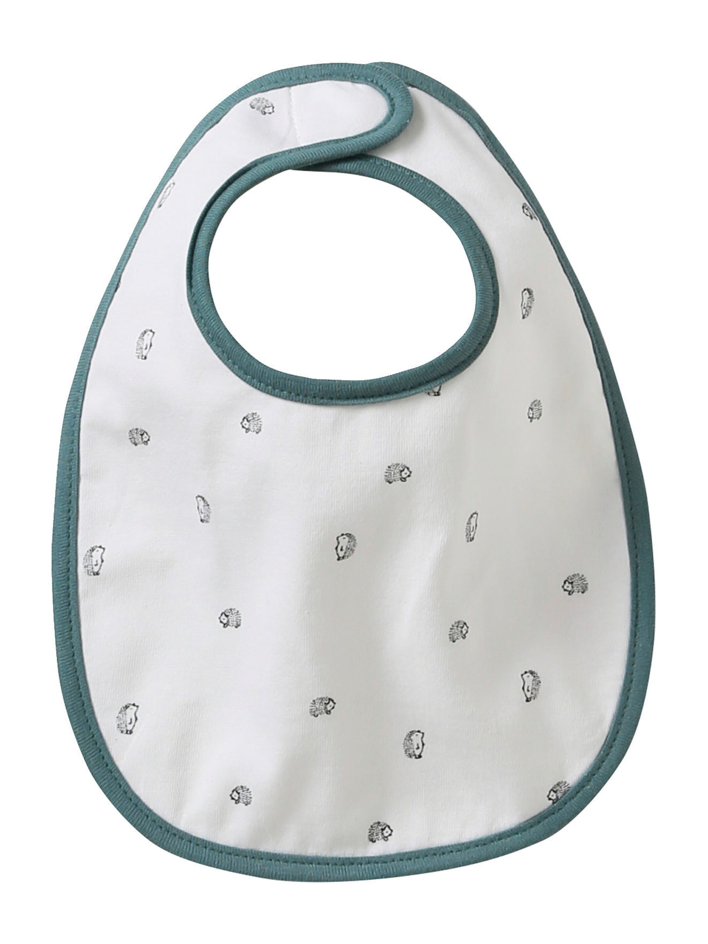 Vertbaudet Bio-Kollektion: 7er-Pack Baby-Lätzchen, Klett pack grün lovely nature