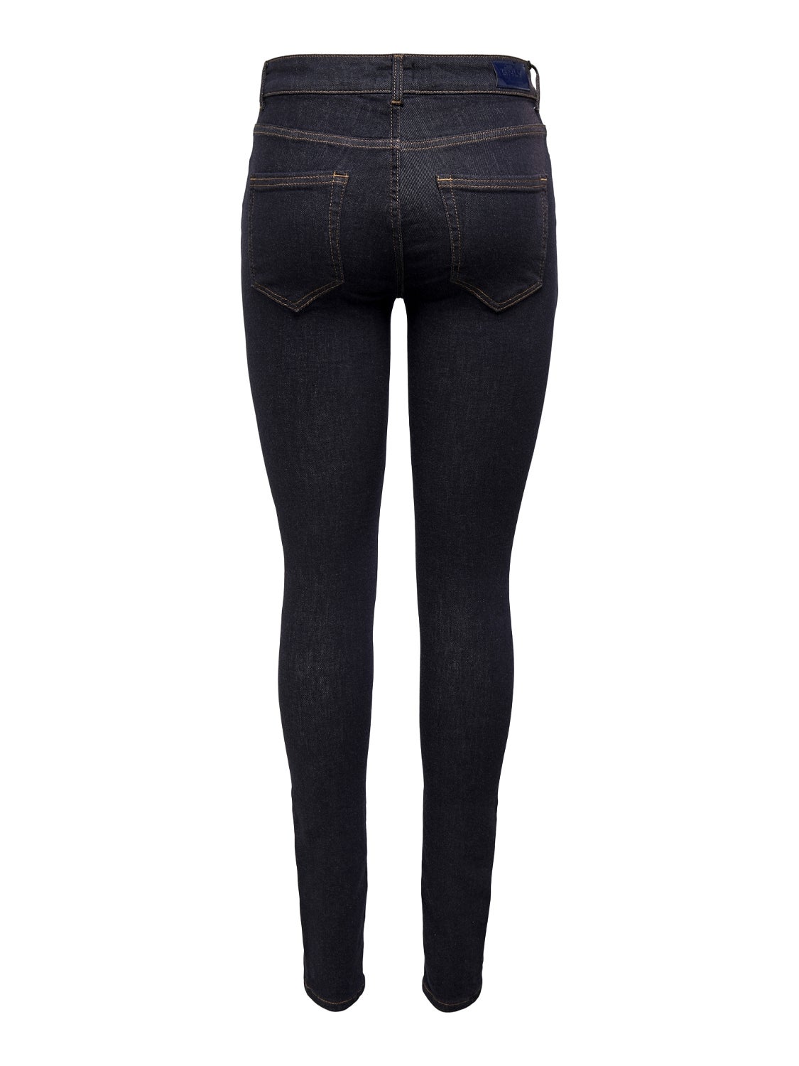 ONLBLUSH Mittlere Taille Skinny Fit Jeans Dark Blue Denim