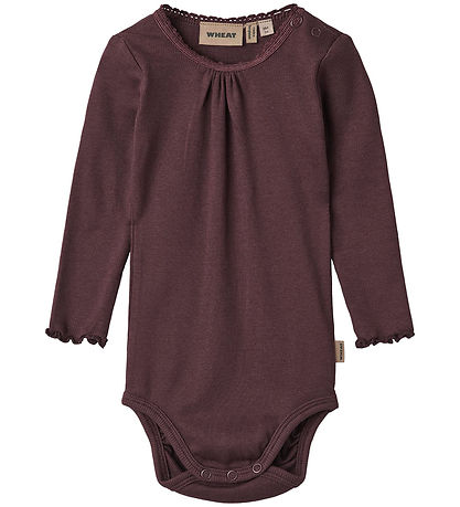 Wheat Body L/æ - Rib - Lotta - Aubergine